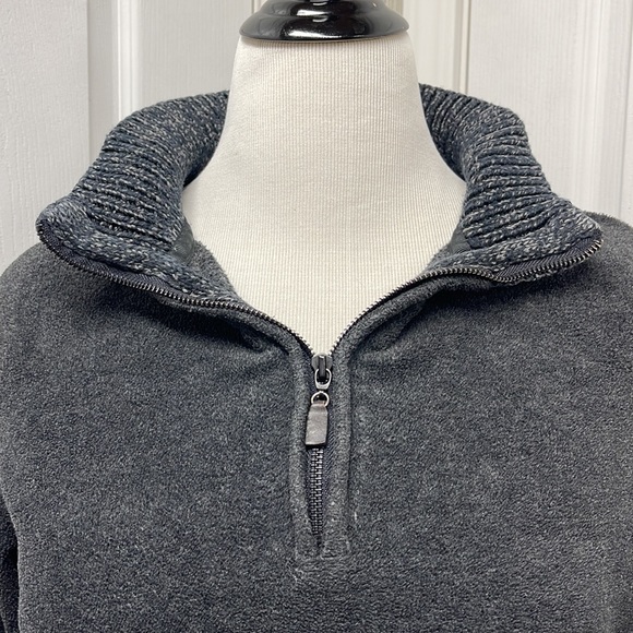 Eddie Bauer Birch Valley Fleece Mock Pullover Large - Picture 3 of 10